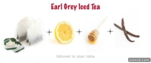 Bright, refreshing and citrusy, this earl grey iced tea is easy to customize and such a thirst-quencher for a crowd!