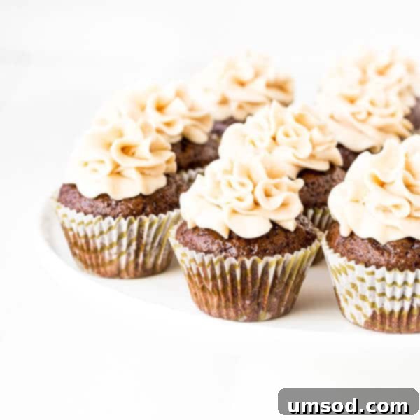 Boozy Kahlua Bites 2 Delicious mini Kahlua cupcakes, a perfect boozy chocolate treat for adults, requiring no mixer.