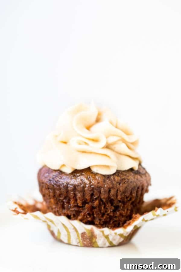 Boozy Kahlua Bites 3 Close-up of soft and moist mini chocolate cupcakes infused with coffee liquor and topped with fluffy Kahlua buttercream.