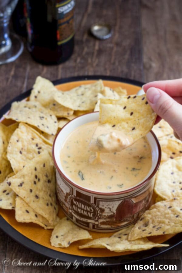 Sizzling Velvety Cheese Bliss 3 Close-up of the rich, melted hot cheese dip in a white bowl, highlighting its smooth and thick consistency, perfect for dipping.