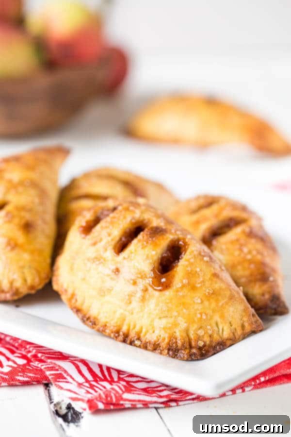 Flaky Apple Hand Pies 2 Delicious homemade apple pie turnovers with golden flaky crust
