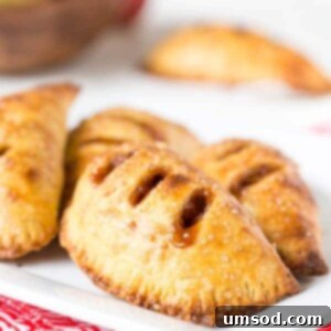 Flaky Apple Hand Pies 6 Beautifully baked golden apple pie turnovers