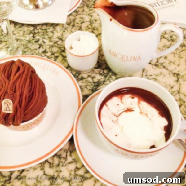 Cafe Angelina: Indulging in Paris's Famous Hot Chocolate