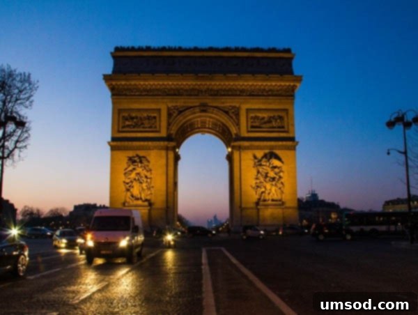 Arc de Triomphe: Conquering the Stairs for Panoramic Views