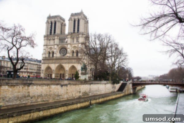 Notre Dame Cathedral Exterior in Paris