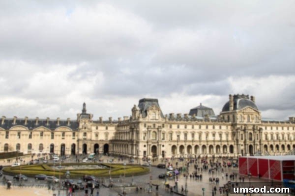 Louvre Museum Entrance in Paris