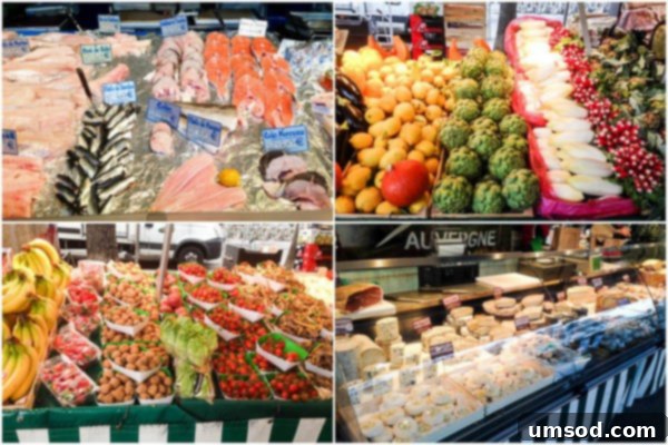 Parisian Open Market: Fresh Produce and Local Delights