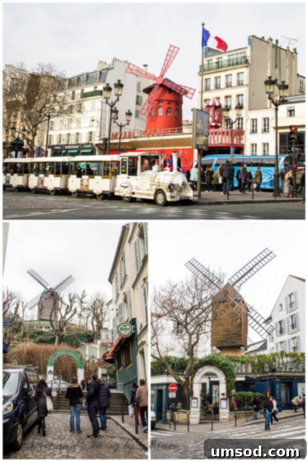Montmartre: Moulin Rouge and Parisian Streets