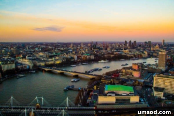 Close-up of London Eye Capsule at Sunset