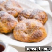Pumpkin Croissants close up