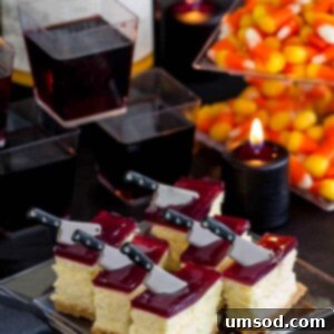 Cheesecake Bars with Wine Gelée