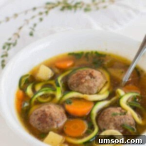 Hearty Vegetable Meatball Soup