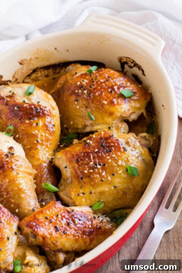 Juicy, tender and irresistibly flavorful sesame miso chicken is roasted to golden crispy perfection. Easy and delicious dinner with less than 10 minutes of hands-on time.